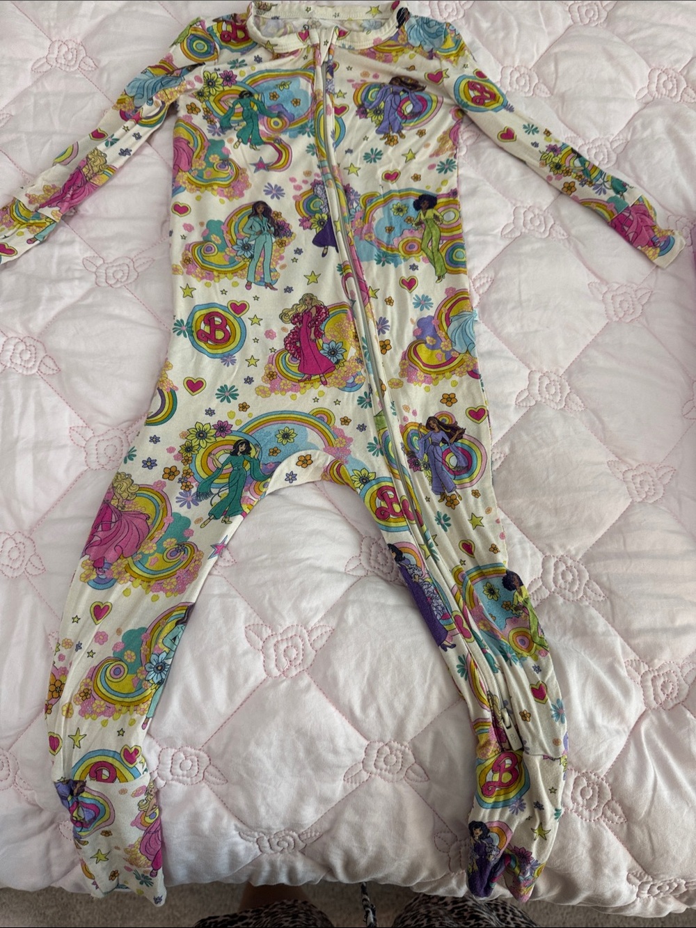 12-18 Posh Peanut Barbie Groovy Girls One-Piece Zippy Pajamas